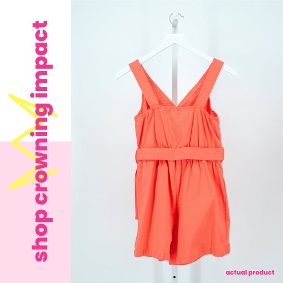 Coral Wrap Skirt Romper - Girl's 16 | Habitual Girl - Picture 3 of 5